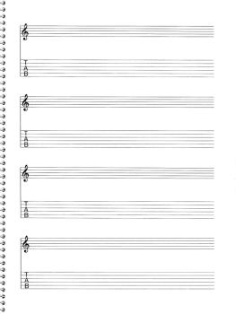 159. Spiral Book 4-Stave/16 Chord Boxes (Guitar): Passantino Manuscrip (HL-14025122)