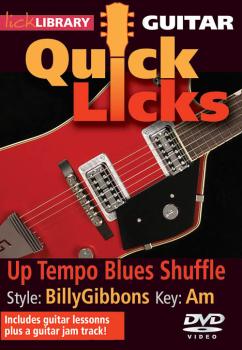 Up Tempo Blues Shuffle - Quick Licks: Style: Billy Gibbons; Key: Am (HL-00124231)