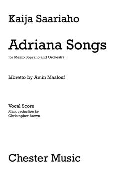 Adriana Songs: Mezzo Soprano and Piano Reduction (HL-14041596)
