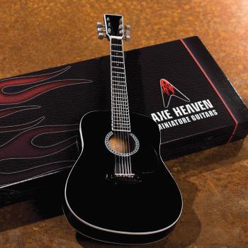 Acoustic Classic Black Finish Model: Miniature Guitar Replica Collecti (HL-00124392)