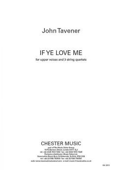 If Ye Love Me (For Upper Voices and 3 String Quartets) (HL-14043064)