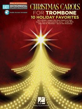 Christmas Carols - 10 Holiday Favorites: Trombone Easy Instrumental Pl (HL-00130369)