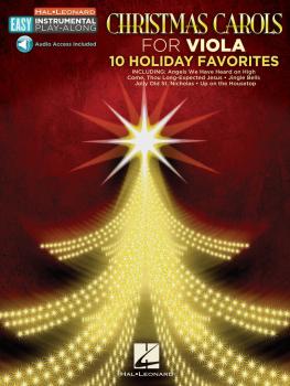 Christmas Carols - 10 Holiday Favorites: Viola Easy Instrumental Play- (HL-00130371)