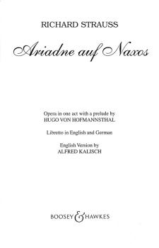 Ariadne auf Naxos, Op. 60 (HL-48009404)