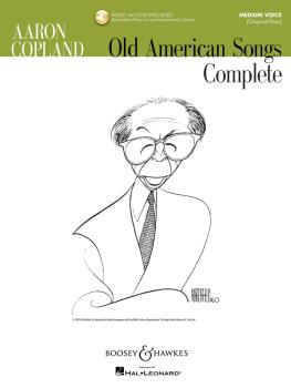 Aaron Copland: Old American Songs Complete: Medium Voice Original Keys (HL-48019954)