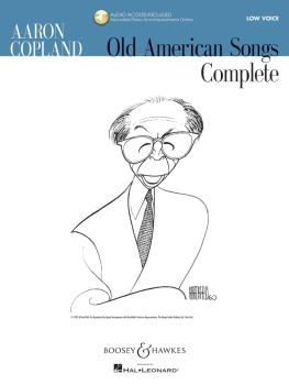 Aaron Copland: Old American Songs Complete (Low Voice) (HL-48019955)