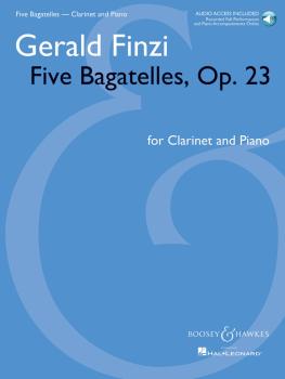 Five Bagatelles, Op. 23: Clarinet in B-flat and Piano with online audi (HL-48021224)