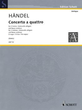 Concerto a Quattro D Major (Score and Parts) (HL-49000224)