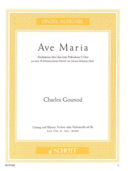 Ave Maria (1854): Meditation on Prelude No. 1 in C Major (HL-49008946)