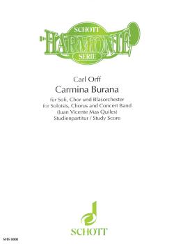 Carmina Burana (for Chorus and Wind Band - Study Score) (HL-49012080)
